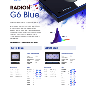 Radion G6 XR30/ XR15 Pro/Blue set- EcoTech Marine